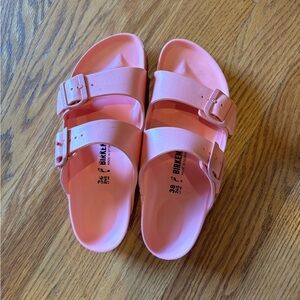 Womens pink rubber Birkenstock
